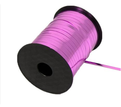 Poly Curling Ribbon Metallic Lt. Pink (5mm x250yds)