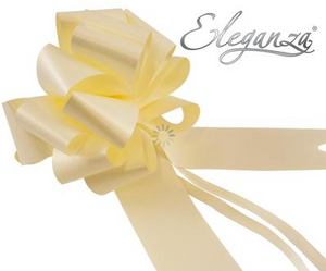 Poly Pull Bows Cream No.62 (50mm x 20pcs)