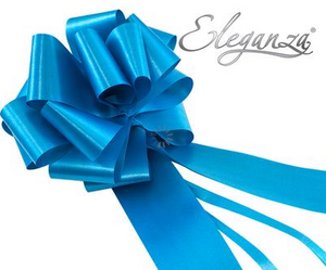 Poly Pull Bows Turquoise No.55 (50mm x 20pcs)