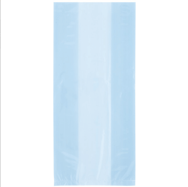 Baby Blue Cellophane Bags (30 Pack)