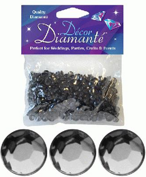 Décor Diamanté™ 6mm Black Quartz (28g bag)
