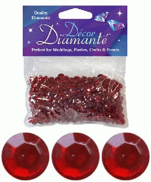 Décor Diamanté™ 6mm Ruby (28g bag)