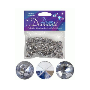 Décor Diamanté™ 6mm Silver (28g bag)