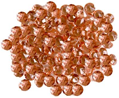 Décor Diamante Diamonds 6mm No.87 Rose Gold (28g bag)
