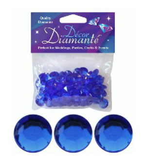 Décor Diamanté™ Sapphire Blue -12mm (28g )