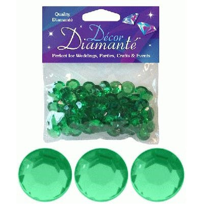 Décor Diamanté™ 12mm Emerald (28g bag)