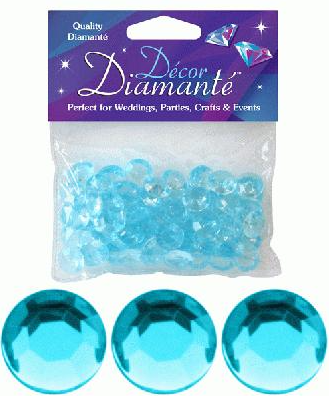 Décor Diamanté™ 12mm Pearl Blue (28g bag)