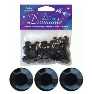 Décor Diamanté™ Black - 12mm (28g )