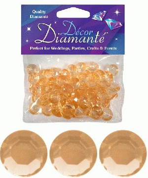 Décor Diamanté™ 12mm Gold (28g bag)