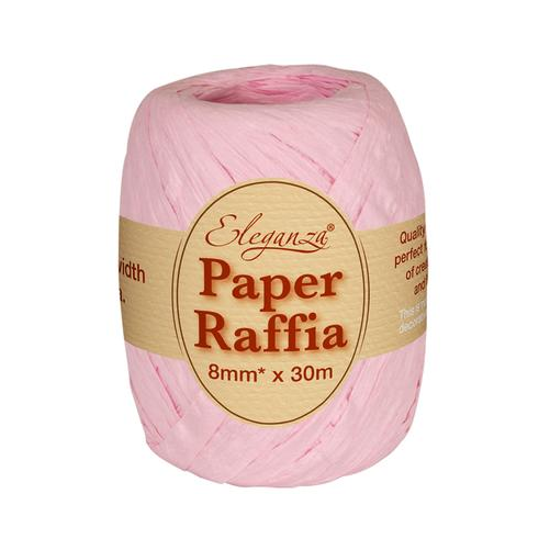 Paper Raffia No.21 Lt. Pink (8mm x 30m)