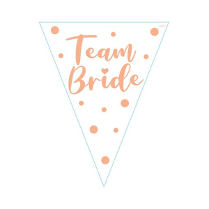 Party Bunting Team Bride 11 flags (3.9m)