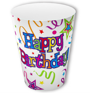 Ribbons and Stars 9oz Cups (8 pack)