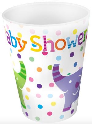 Baby Shower Elephants 9oz/266ml Cups (8 Pack)