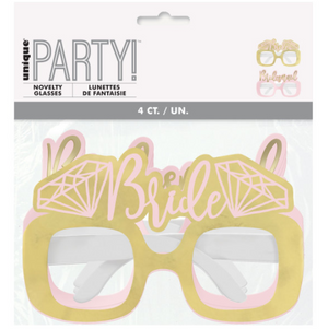 Foil Bachelorette Party Glasses  (4 Pack)