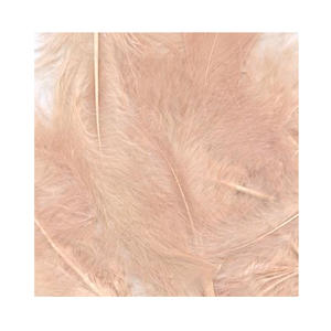 Craft Marabout Feathers Mixed sizes 3inch-8inch Rose Gold No.87 (8g bag)