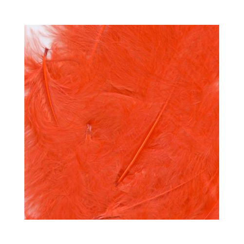Craft Marabout Feathers Mixed sizes 3inch-8inch Red No.16 (8g bag)