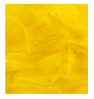 Eleganza Feathers - Mixed sizes - 3inch-5inch  Yellow No.11(50g bag)