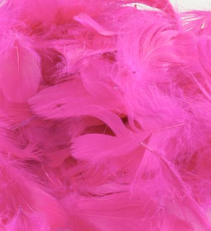 Eleganza Feathers Mixed sizes 3-5inch Fuchsia No.28 ( 50g bag )