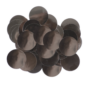 Metallic Foil Confetti Black (10mm x 14g)