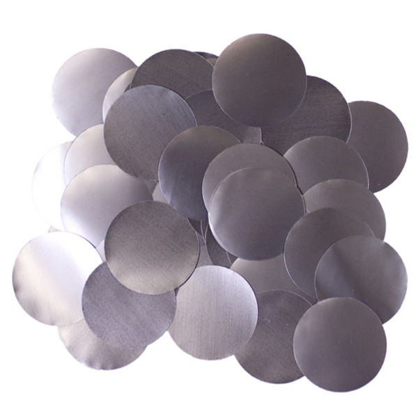 Metallic Pearl Foil Confetti Graphite (10mm x 14g)