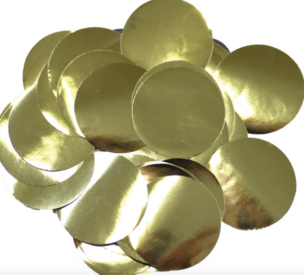 Metallic Foil Confetti Gold (25mm x 14g)