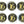 Load image into Gallery viewer, Sparkling Fizz Hanging Swirls 16th Black / Gold (6 Pack)
