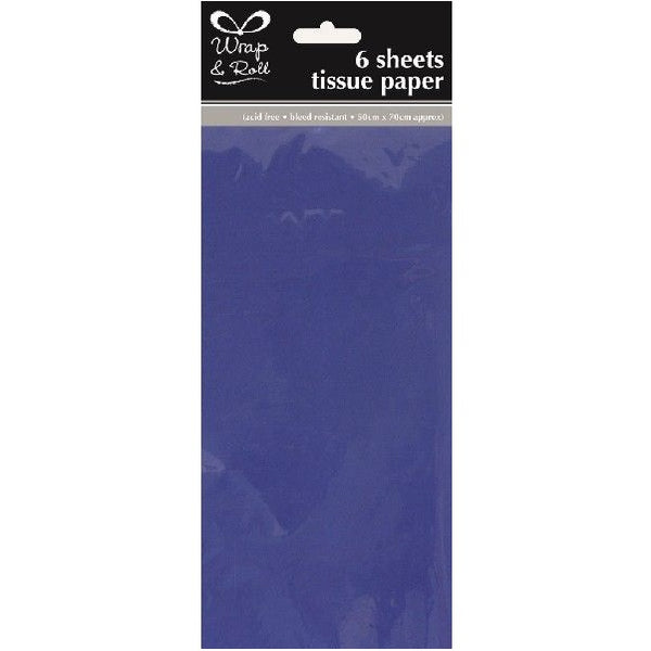 Tissue Paper Dark Blue (6 Sheets)