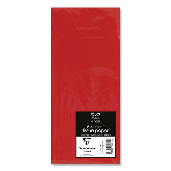 Tissue Paper Red (6 Sheets)
