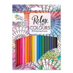 Full Size Colour Pencils Colour therapy (20 Pack)