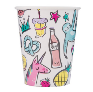 Favorite Things Birthday 9oz Paper Cups (8 pack)