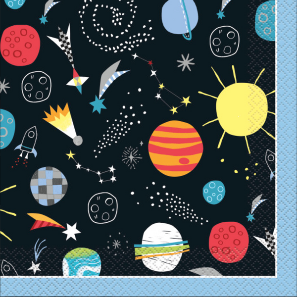 Outer Space Luncheon Napkins (16 Pack)