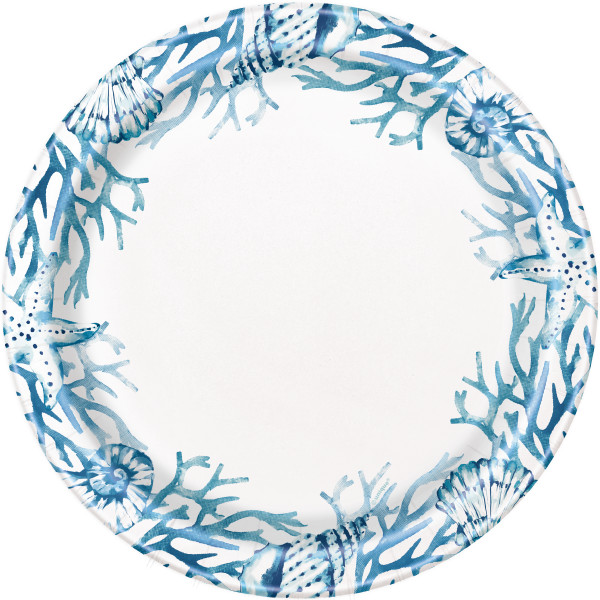 Blue Reef Round 9" Dinner Plates (8 pack)