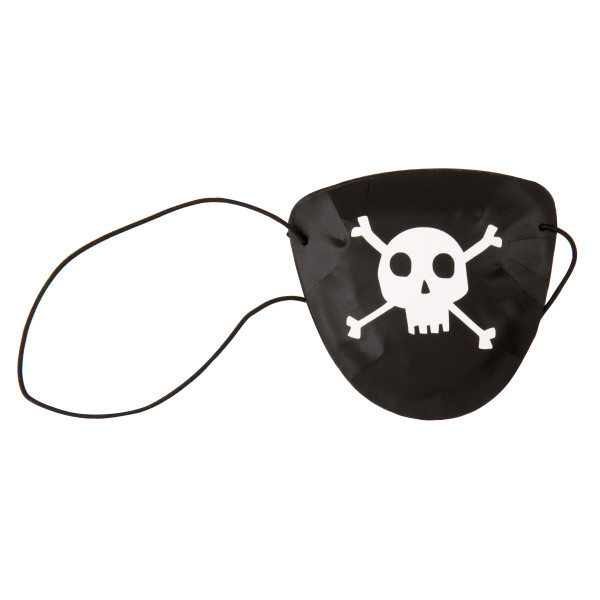 Plastic Pirate Eye Patch Favors (8 Pack)
