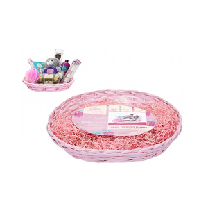 MAKE YOUR OWN OVAL HAMPER KIT PINK