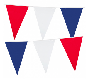 Bunting Large Red Blue and White (10M)