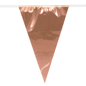 Foil bunting rose gold (10 m)