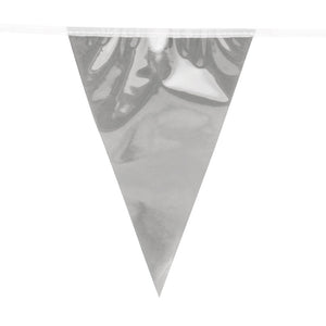 Metallic bunting silver (10 m)