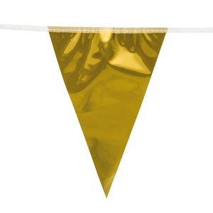Metallic bunting gold (10 m)