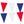 Load image into Gallery viewer, Red, White &amp; Blue Giant Bunting (45 x 30 cm)- (10 m)
