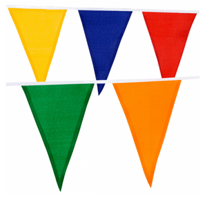 Multicoloured Polyester bunting (10 m)
