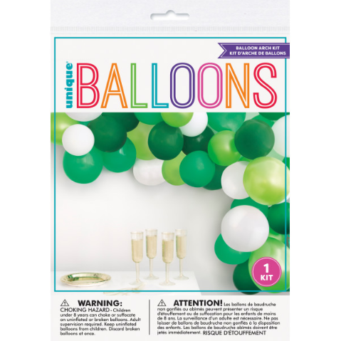 Green Balloon Arch Kit Assortment (40 Pieces)