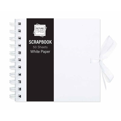 Scrap Book White Paper - Small (50 Sheet )