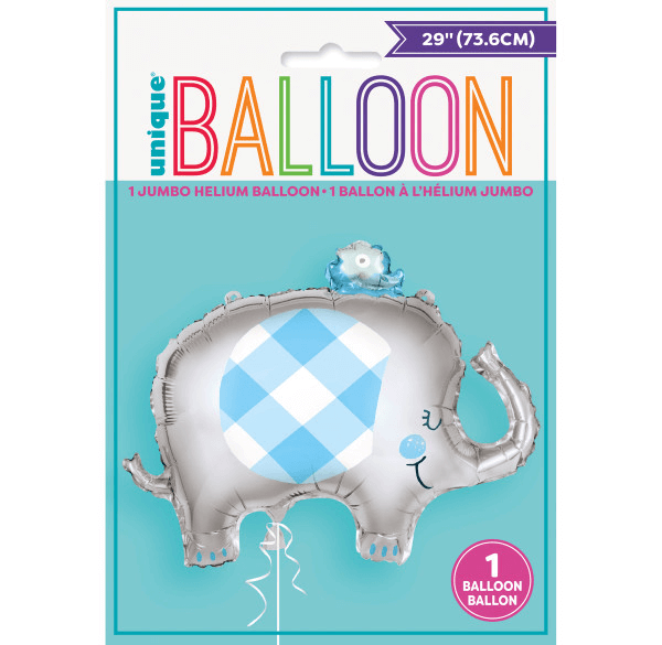 Blue Elephant Giant Foil Balloon (29"")