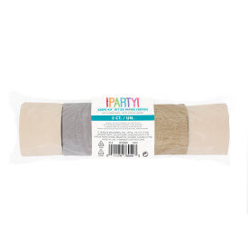 Assorted Crepe Streamer Decorating Kit- 20ft (5 Pack)