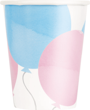 Gender Reveal Party 9oz Paper Cups (8 pack)