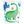 Load image into Gallery viewer, Blue &amp; Green Dinosaur 9oz Paper Cups (8 Pack)
