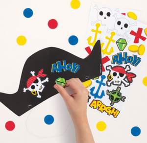 Ahoy Pirate Party Hats (8 Pack)