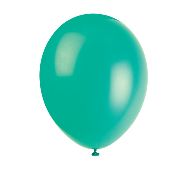 12" Premium Latex Balloons - Fern Green (10 Pack)