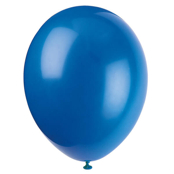 12" Premium Latex Balloons - Evening Blue (10 Pack)