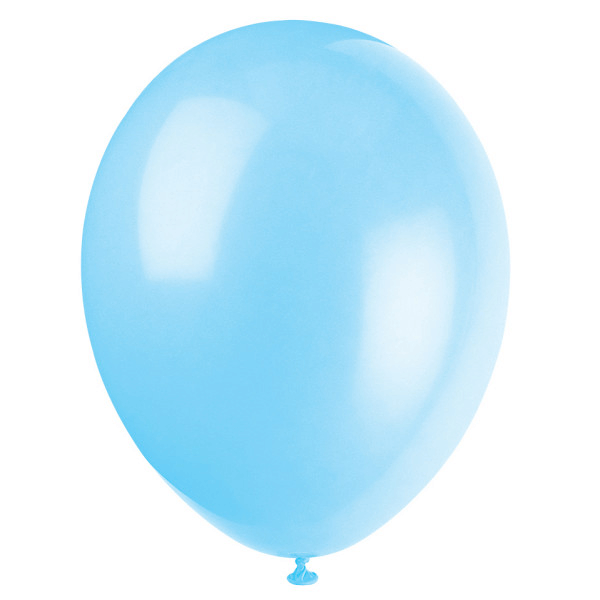 12" Premium Latex Balloons - Cool Blue (10 Pack)